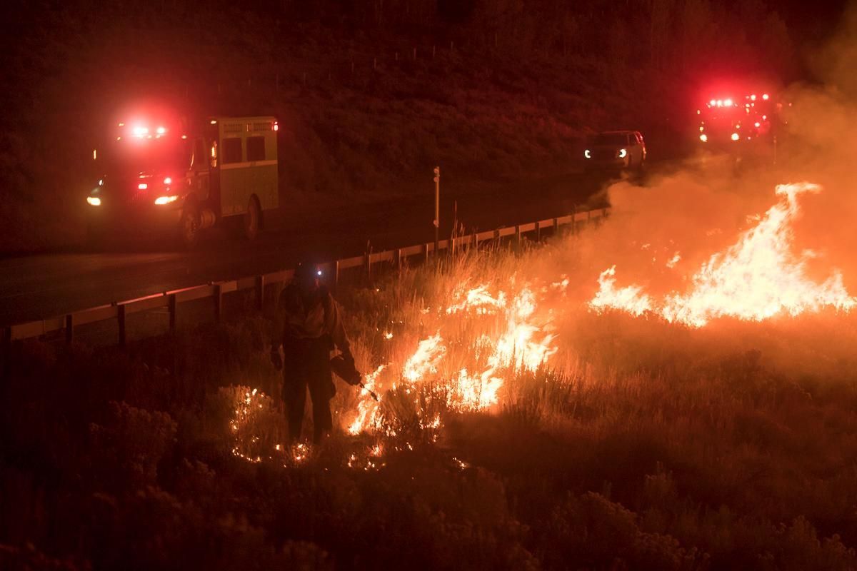 Wyoming Fires Roosevelt Fire Impacts Hoback, Bondurant, Bridger Teton