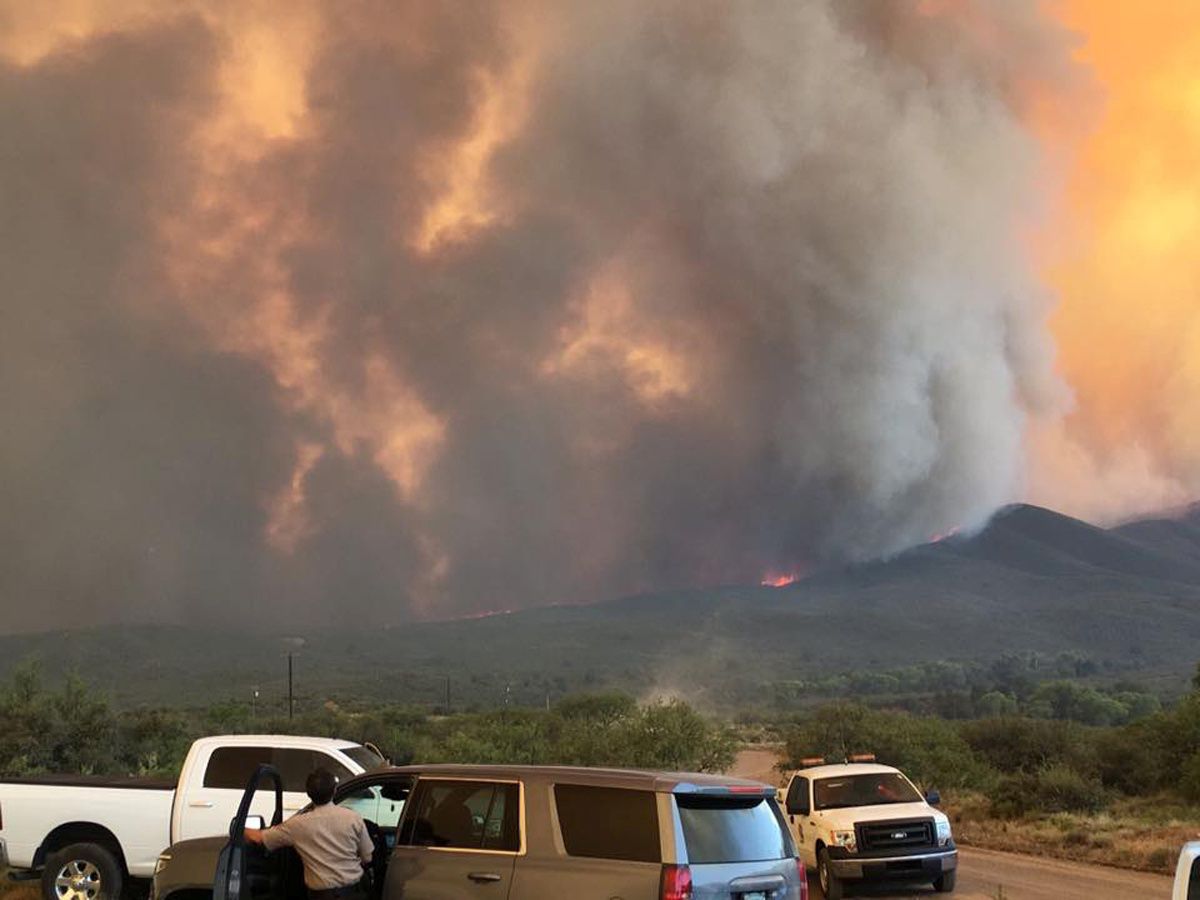 Border Agent Starts 47000 Acre Wildfire By Shooting Exploding Target At Gender Reveal Party