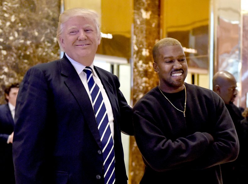 Kanye West and Donald Trump