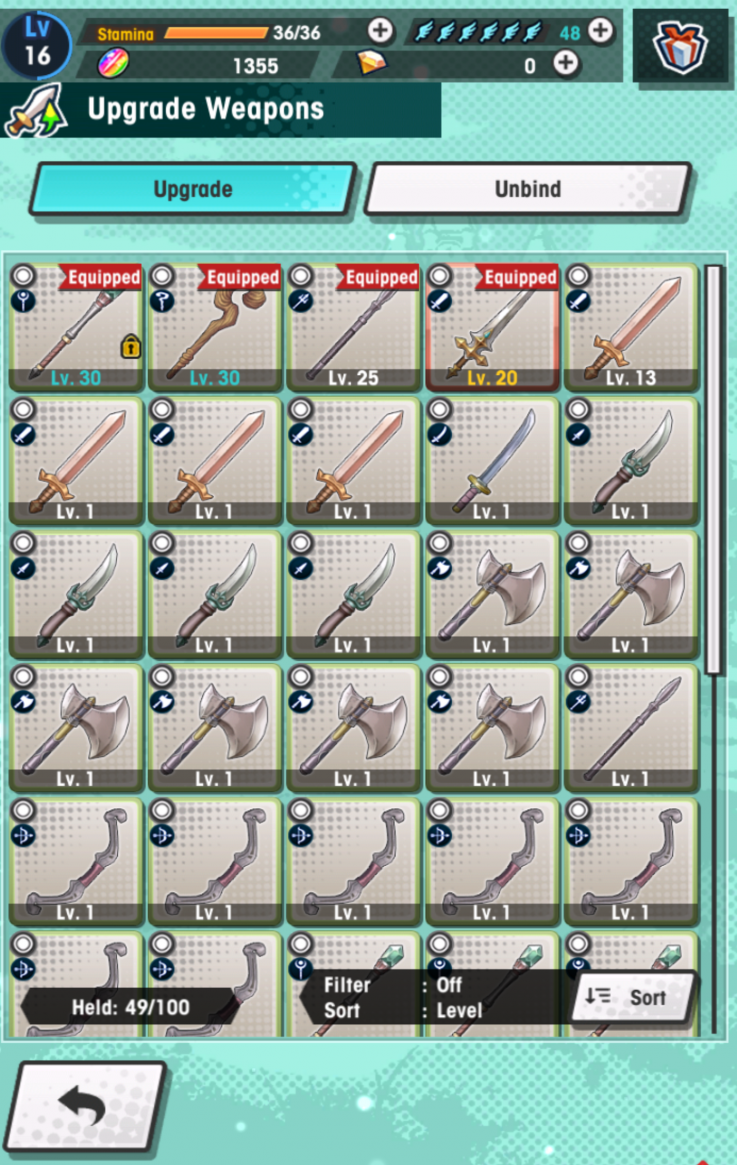 dragalia lost weapons dragalia lost weapons