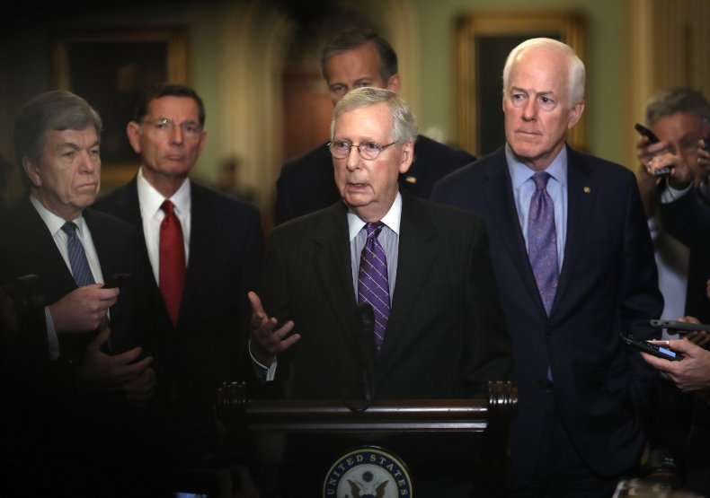 mcconnell mocks kavanaugh bar fight