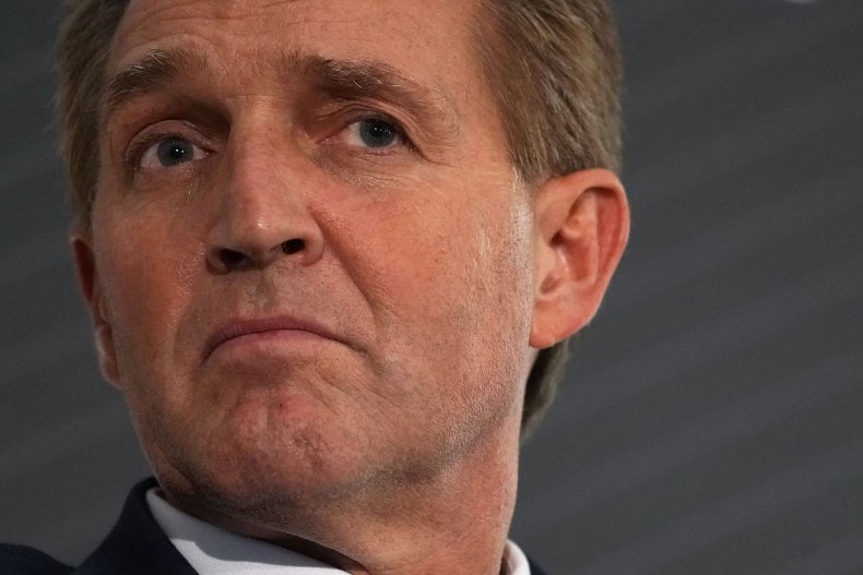 flake rips trump appalling mocking ford kavanaugh