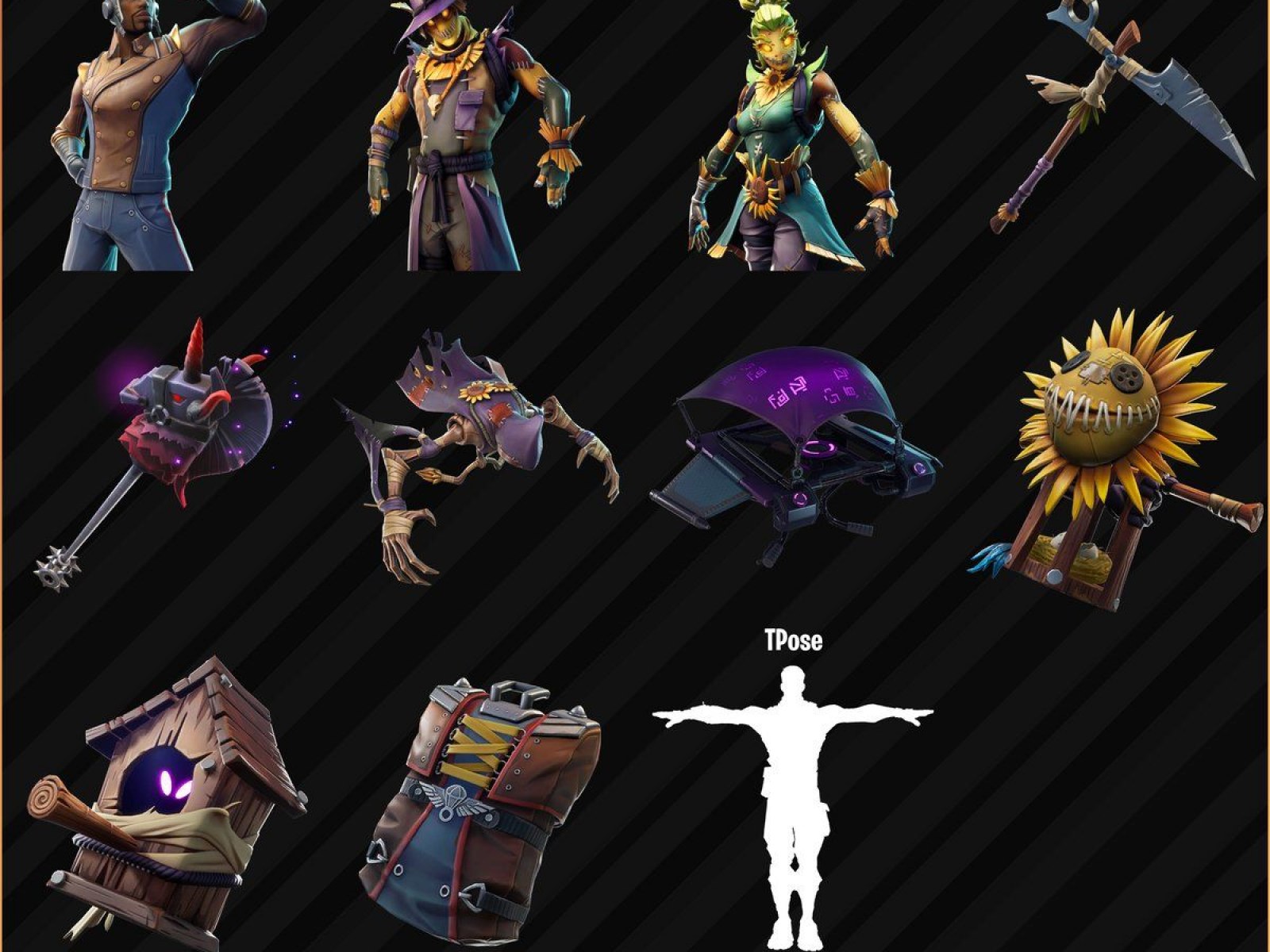 Fortnite' V6.01 Leaked Skins: Scarecrows, Pilots and T-Poses, Oh My!