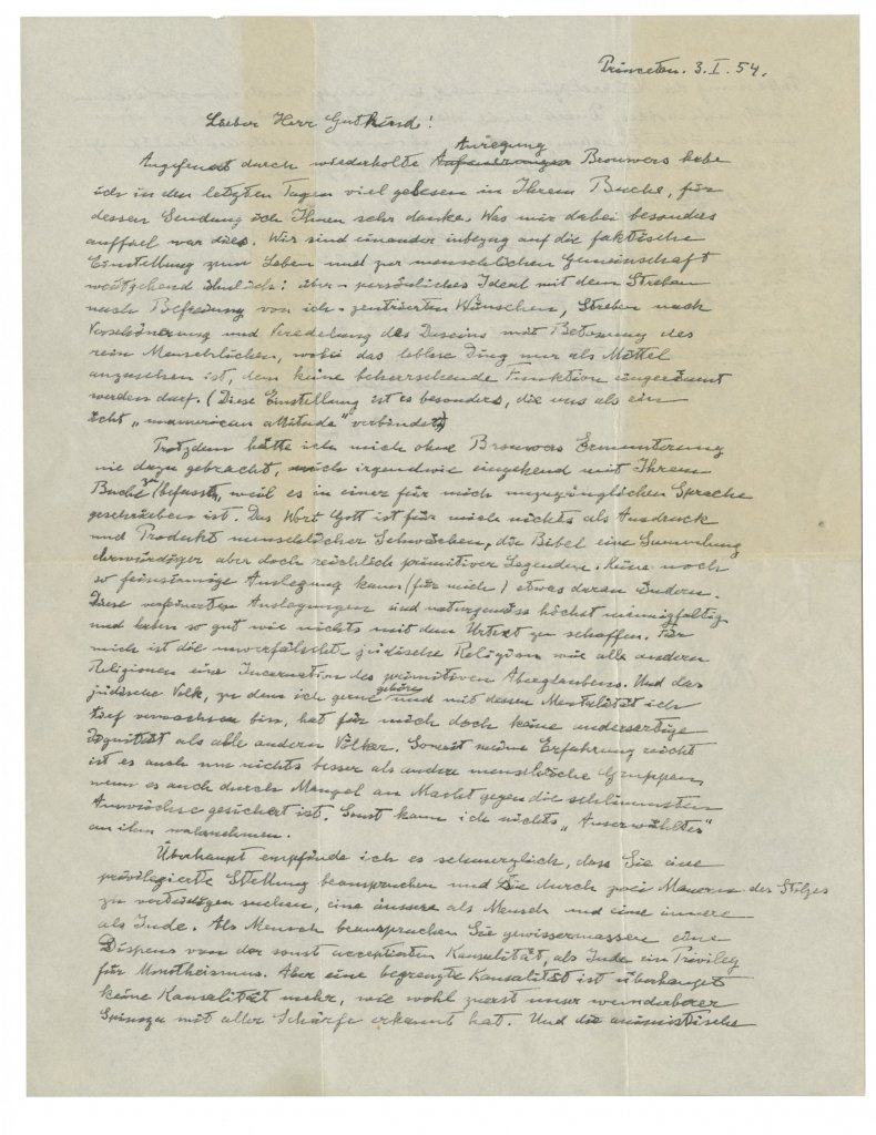 Einstein Letter - IMAGE