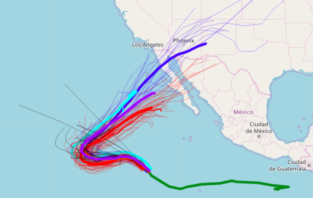 Hurricane Sergio May Boomerang Back, Hit Southwest U.S. With Heavy Rain ...