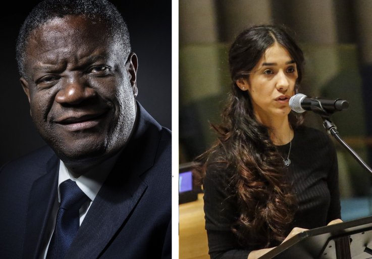 Denis Mukwege and Nadia Murad Denis Mukwege and Nadia Murad