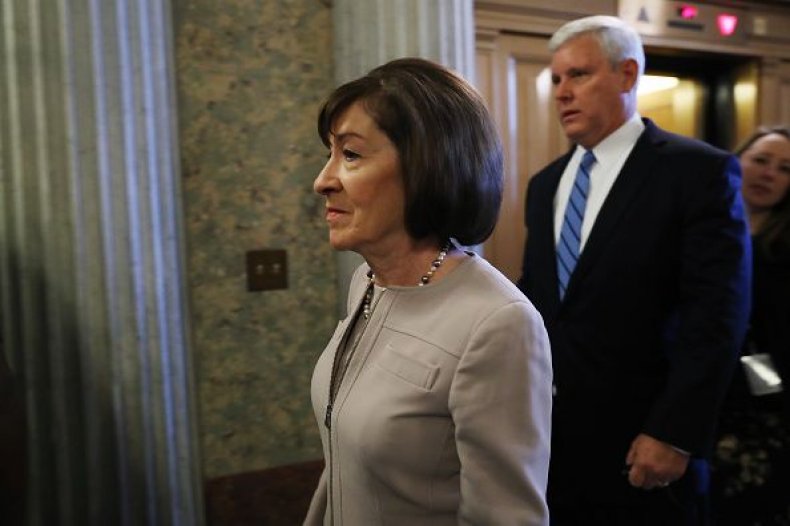 Susan collins announcement