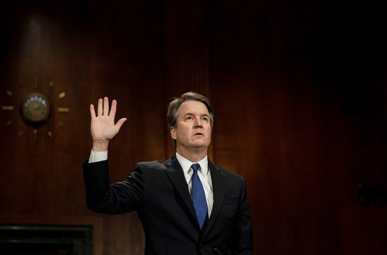 Kavanaugh swore into hearing