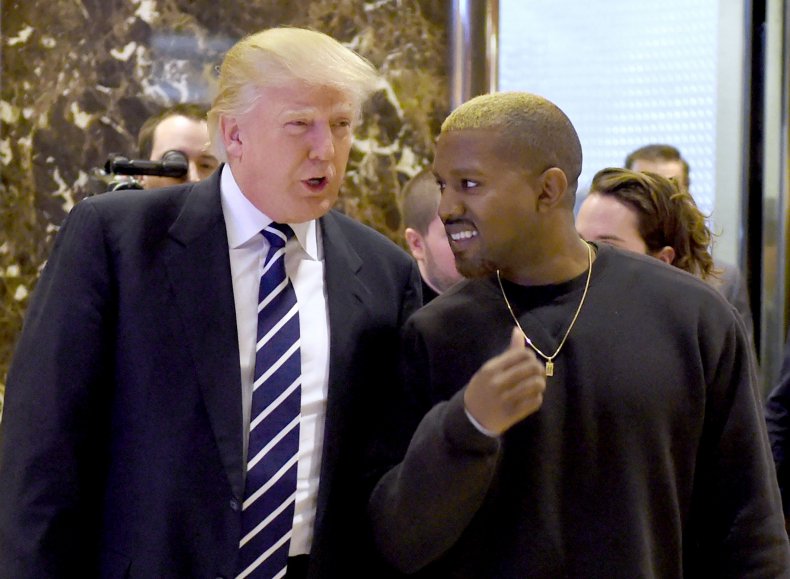 Singer Kanye West and President-elect Donald Trump Singer Kanye West and President-elect Donald Trump