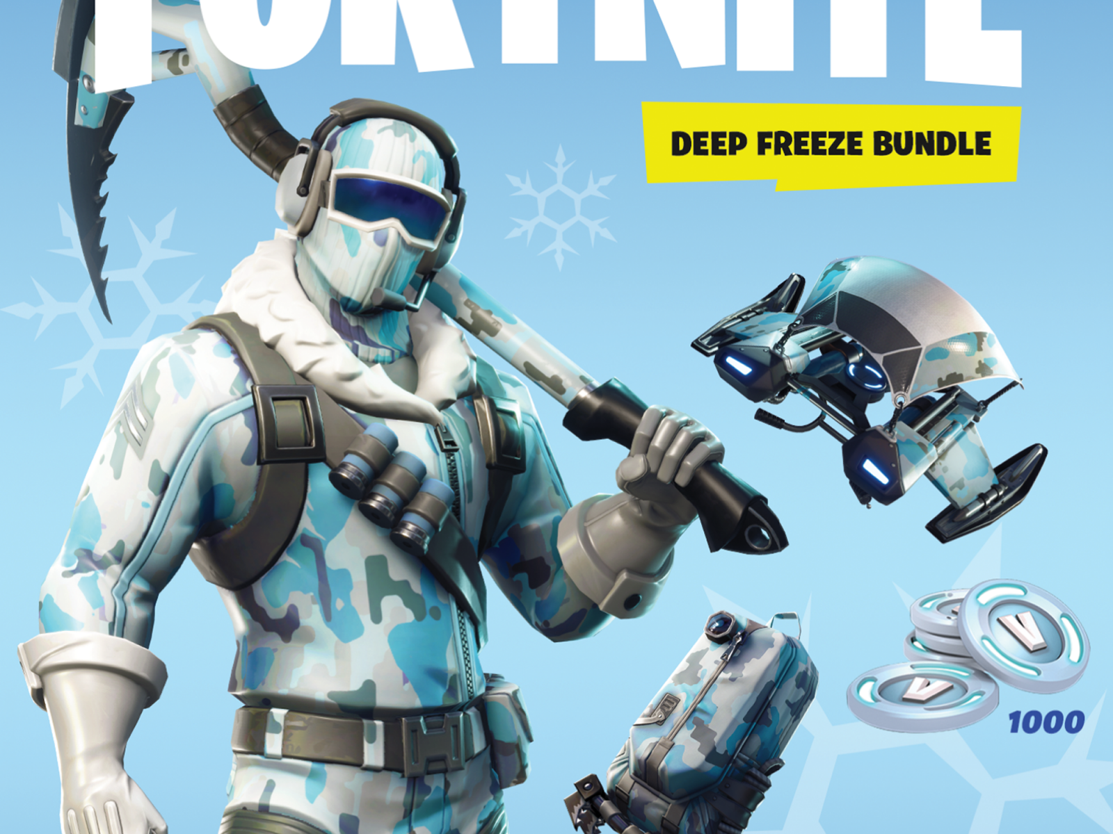 Institut Advarsel Oberst Fortnite' Deep Freeze Bundle Coming to PS4, Xbox & Switch With Frostbite  Skin