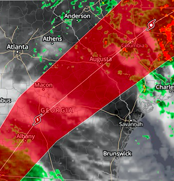 Hurricane Michael Will Hit Inland Georgia At Hurricane Strength (Albany 