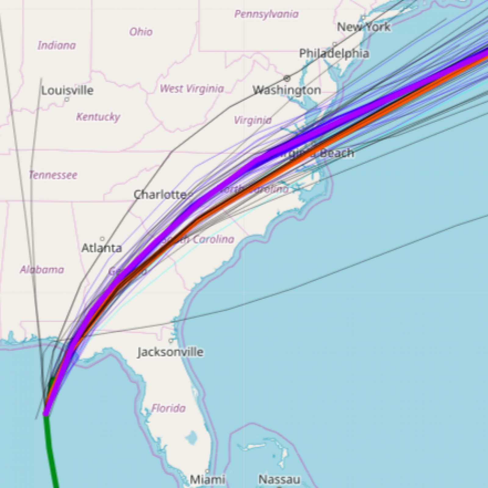 Common Spaghetti Models Spaghetti Models For Sam _ Investigation (Invest) Area 98L – OYPUA