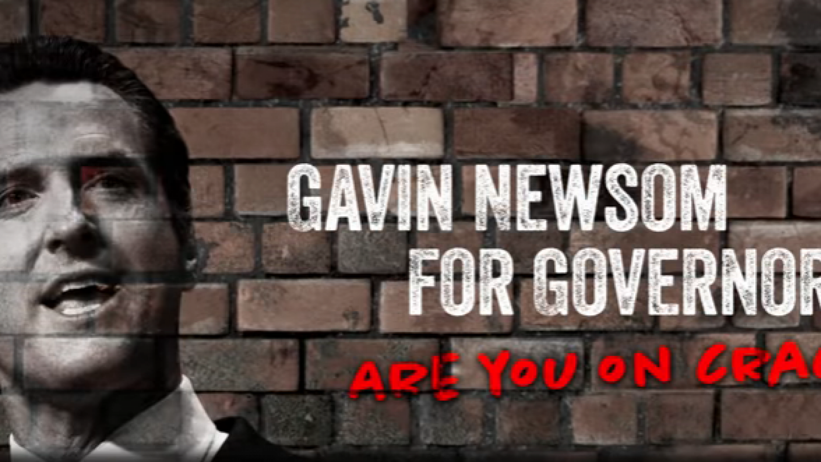 California Attack Ad Asks Democrat Gavin Newsom Supporters Are You On Crack California Attack Ad Asks Democrat Gavin Newsom Supporters Are You On Crack