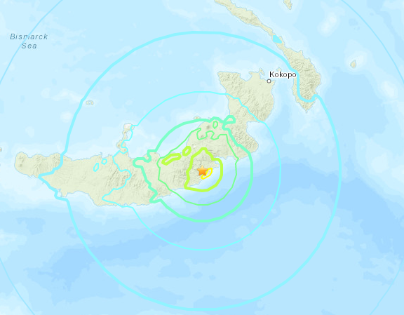 Earthquake Papua New Guinea