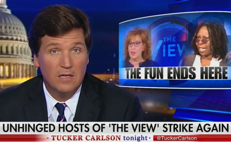 Tucker Carlson The View unhinged