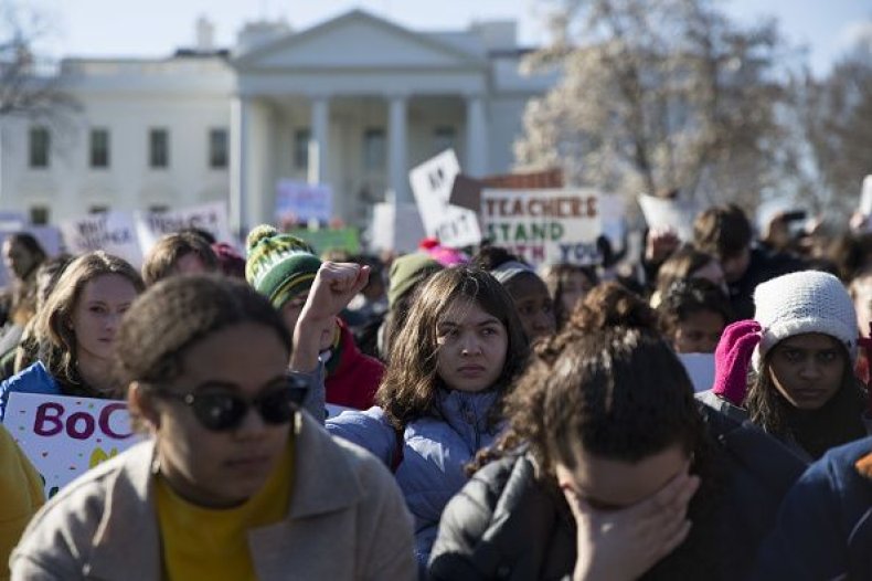 protesters outside white house