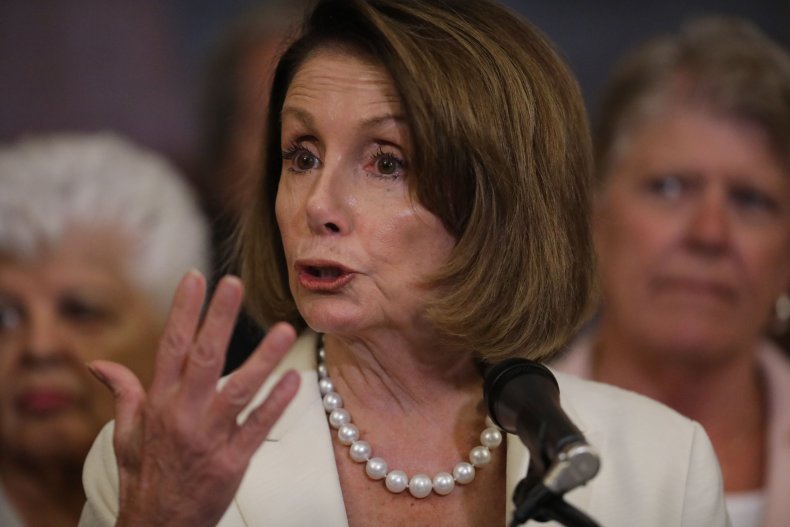 trump manhood issue wall pelosi