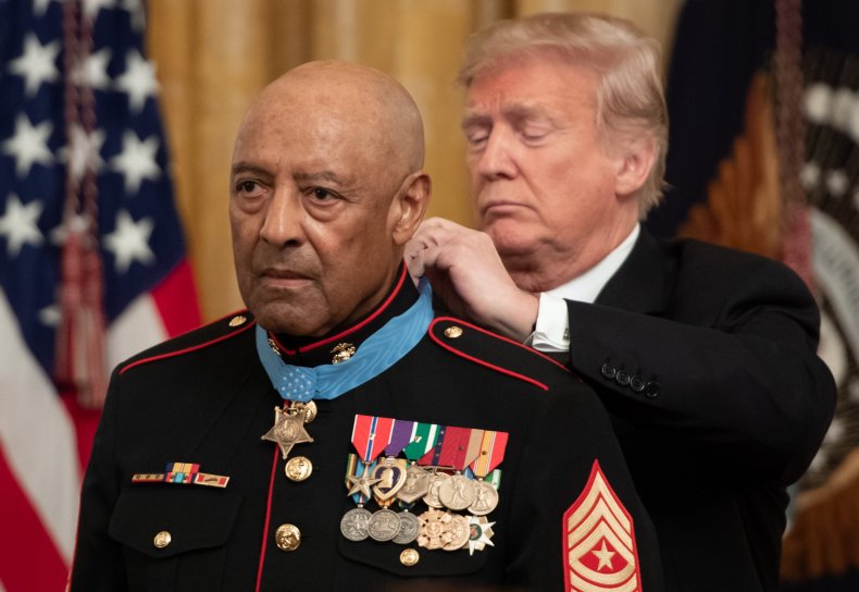 Medal of honor, John L. Canley, Donald Trump