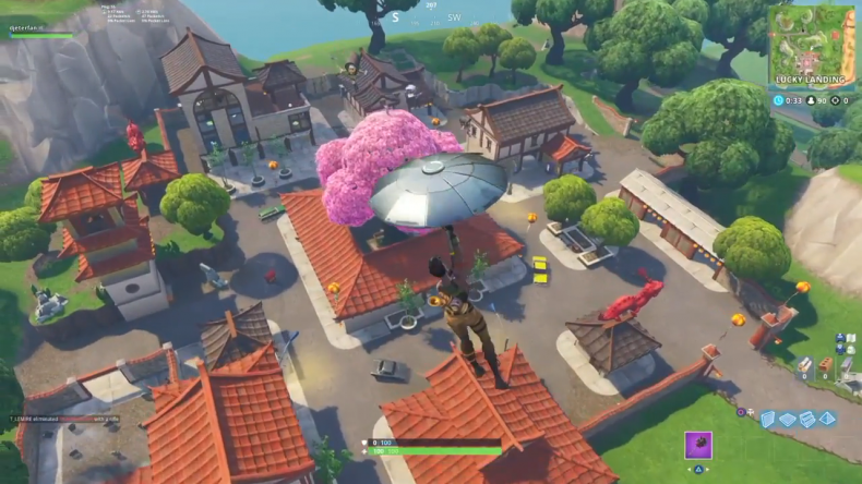 Fortnite Pink Tree location
