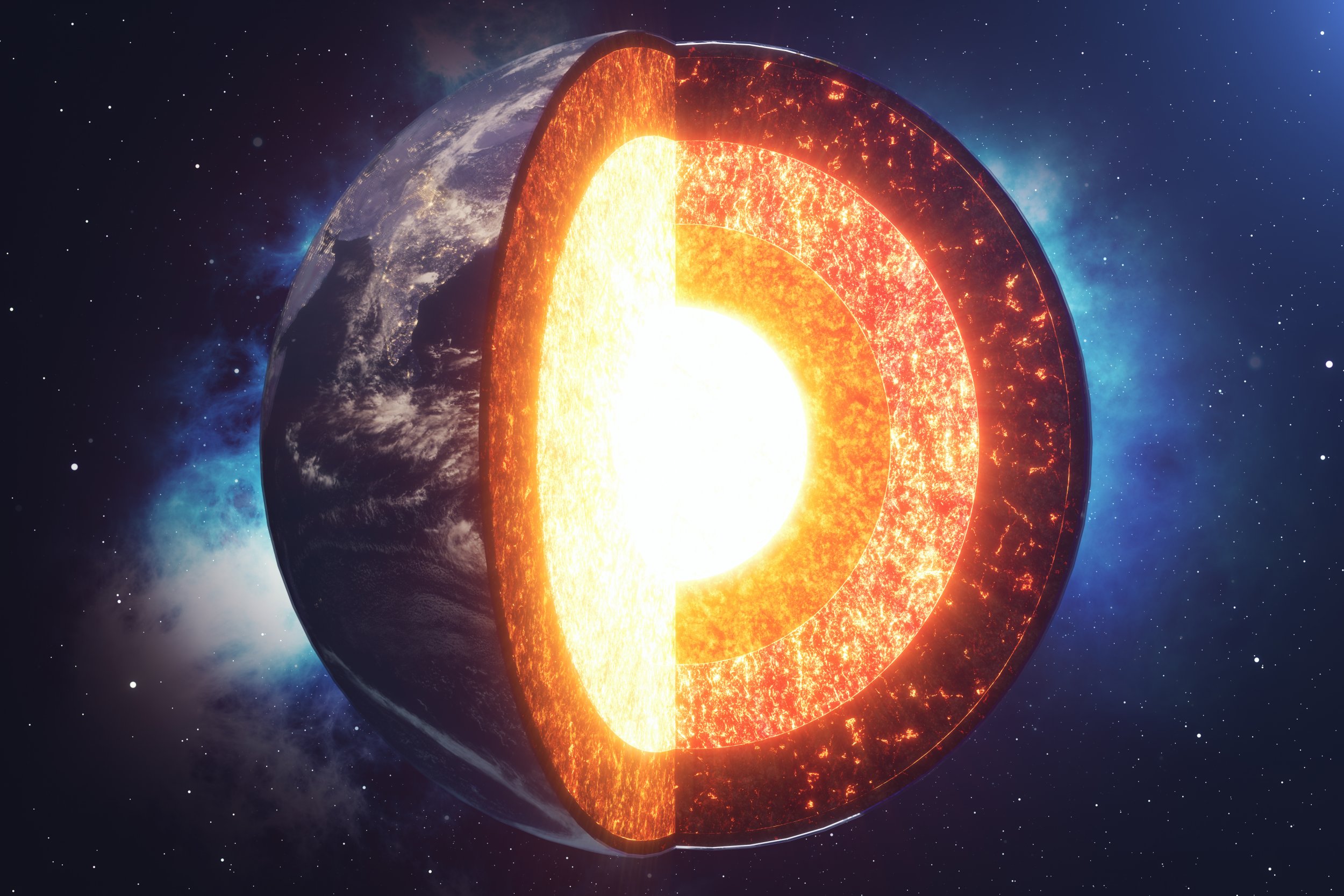 Earth's core is solid but slightly 'squishier' than first thought