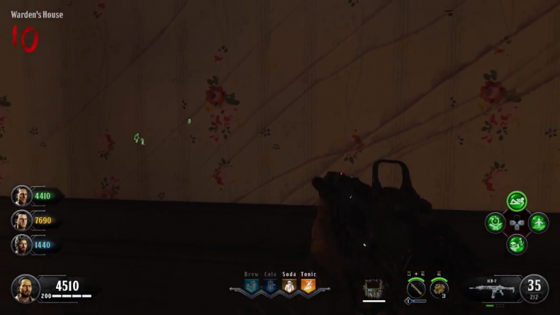 Black Ops 4 Blood of the Dead Easter Egg 1 Blank wall