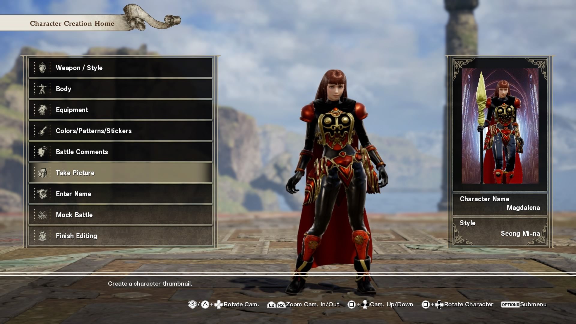 soul calibur 5 characters name