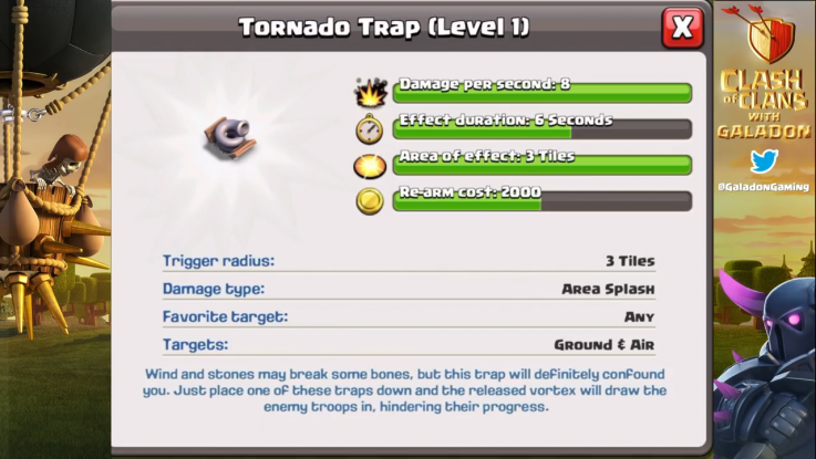 Clash of Clans Tornado Trap Clash of Clans Tornado Trap