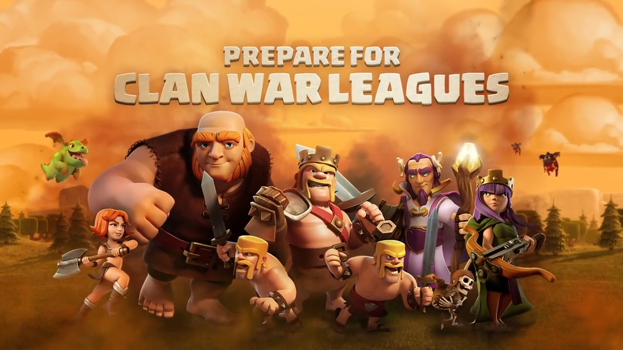 clash of clans war league