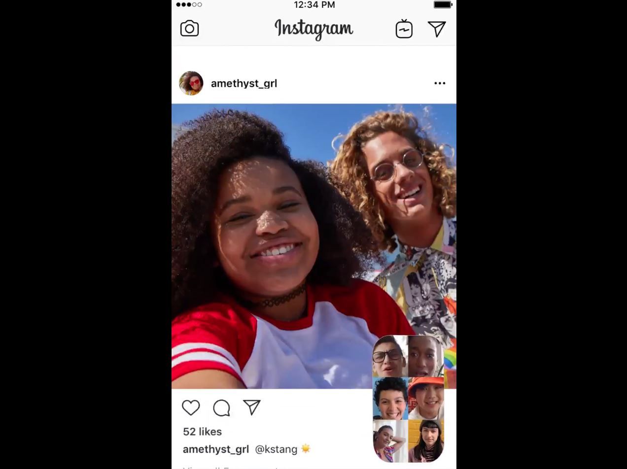 instagran six person chat