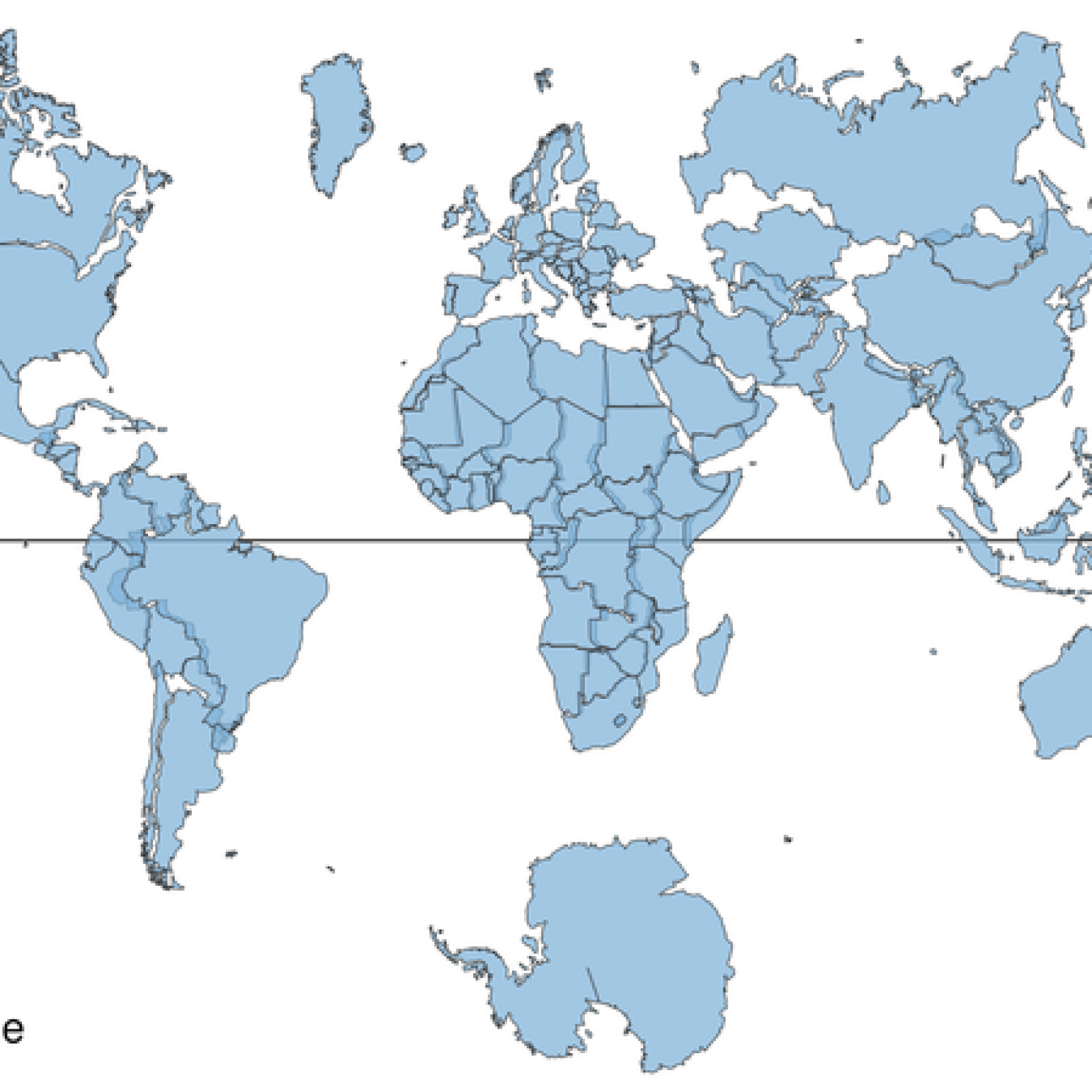 True Scale Map Of The World Shows How Big Countries Really Are