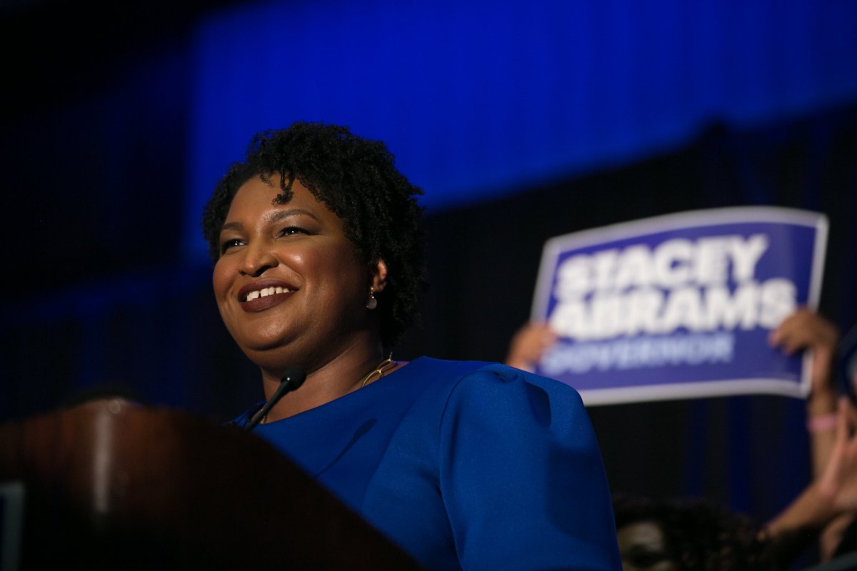 Stacey Abrams Flag Burning
