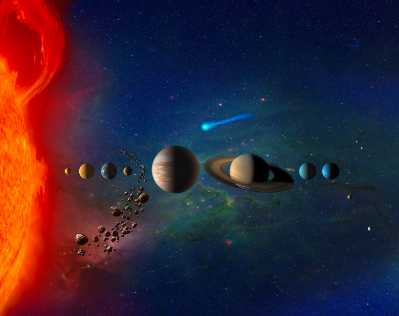 solar system animated