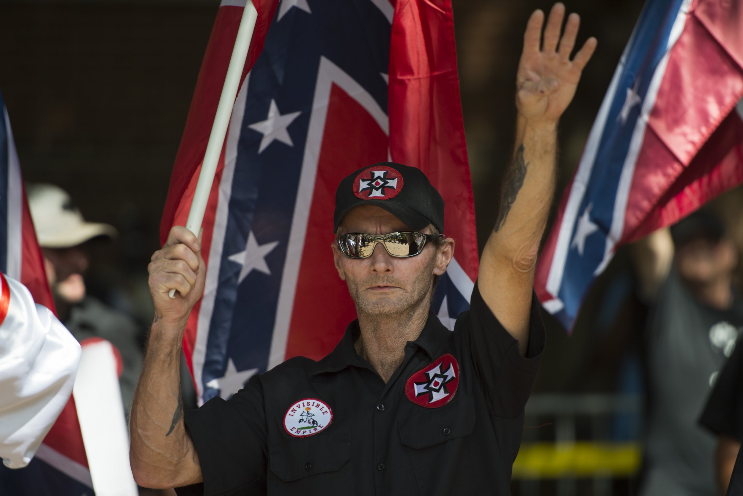 Getty images contributor. Расизм в США. White supremacist. KKK Rally. Rise above Movement.