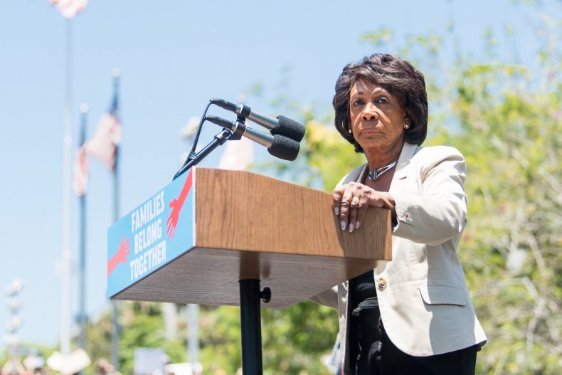 maxine waters, donald trump, bomb threat