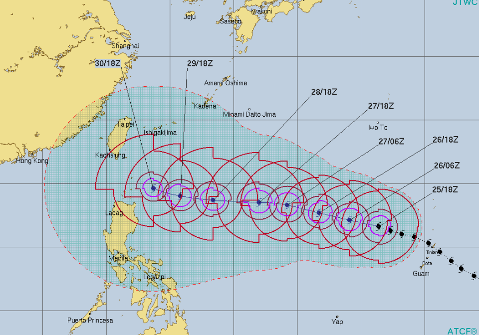 Super Typhoon Yutu Path, Track Update: Northern Mariana Islands Slammed ...