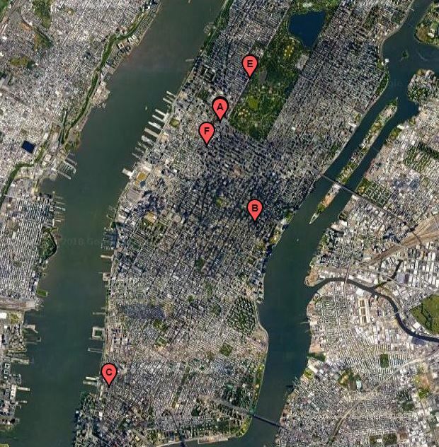 New York City Bomb Threat Map, Suspicious Packages New York City Bomb Threat Map, Suspicious Packages