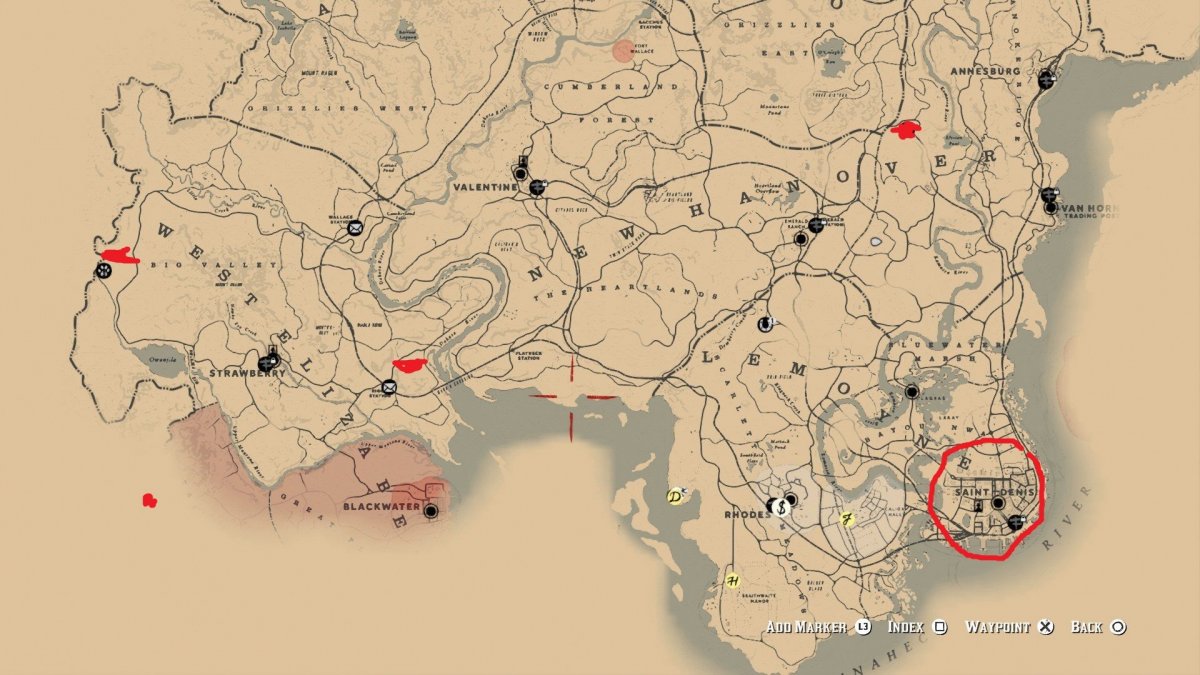 Red ea 2 Trapper locations