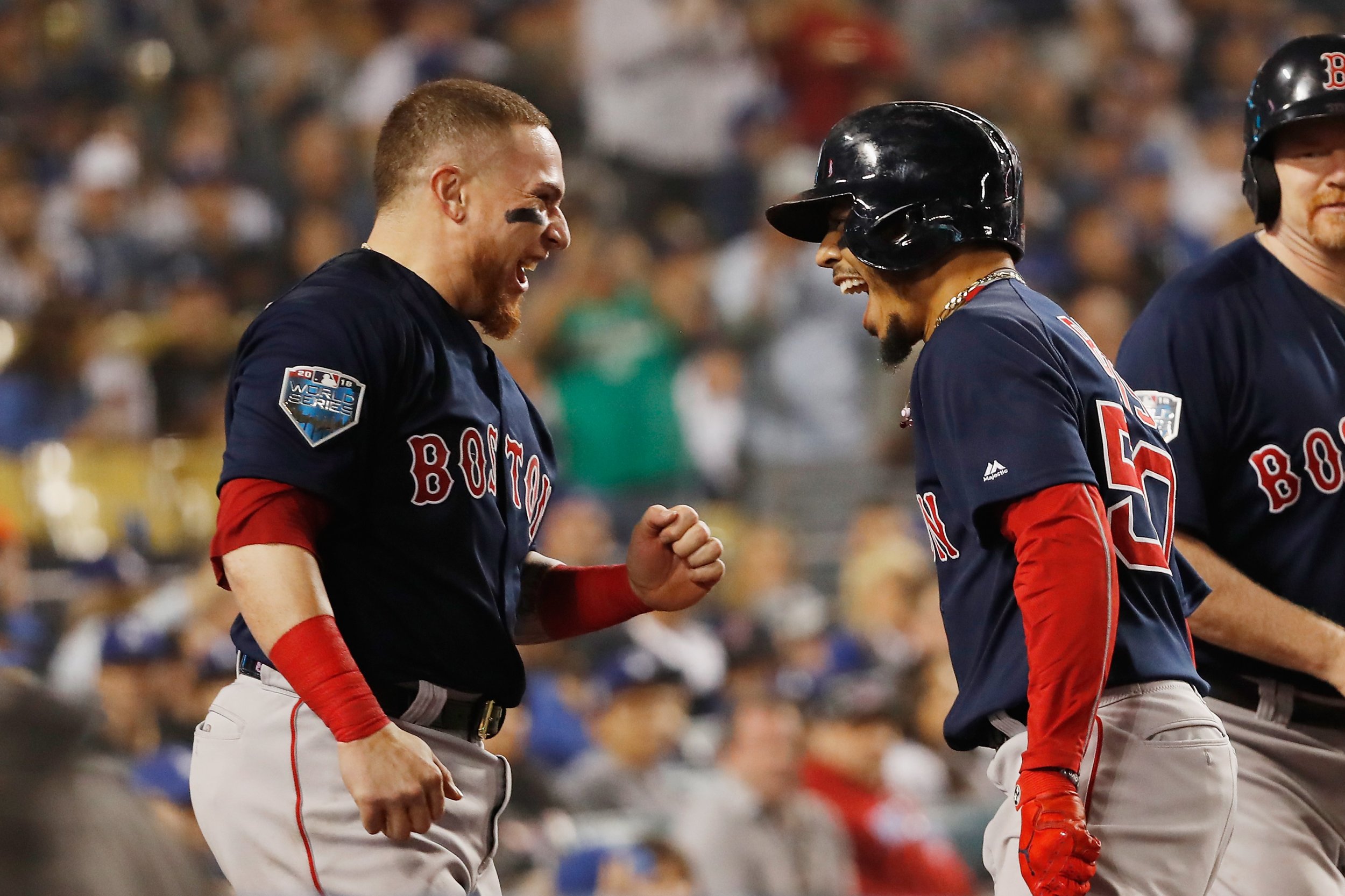 J.D. Martinez Boston Red Sox Majestic 2018 World Series Champions