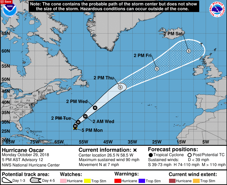 Hurricane Oscar Path: Where Is Storm Going And Does It Pose A Threat To ...