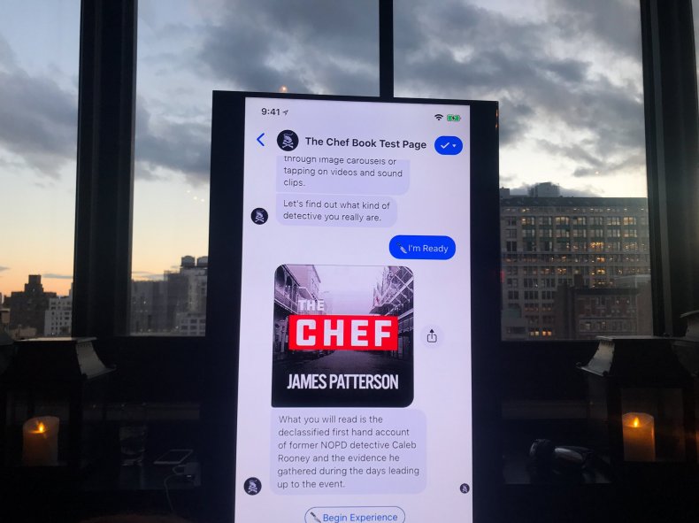 the chef james patterson facebook messenger