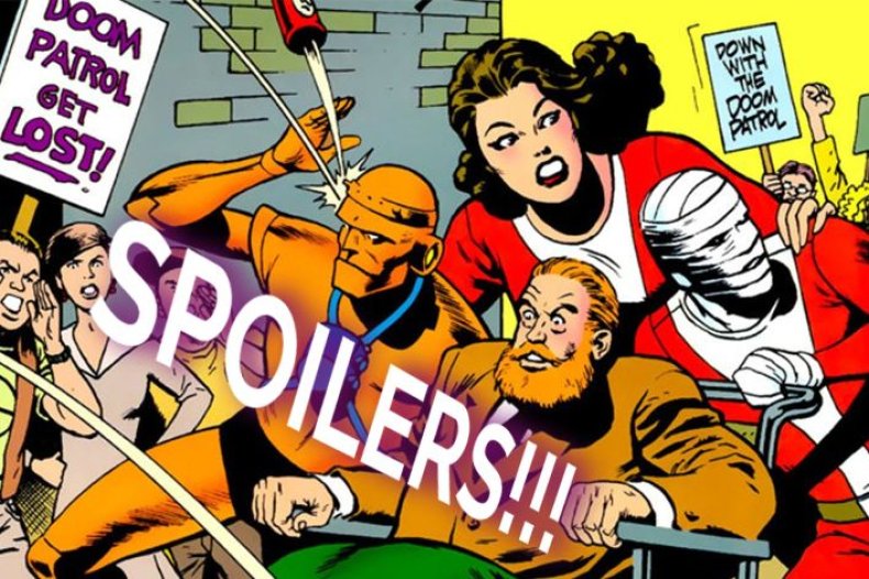 dc doom patrol titans spoilers dc universe