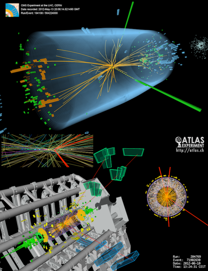 Candidate Higgs Events in ATLAS and CMS
