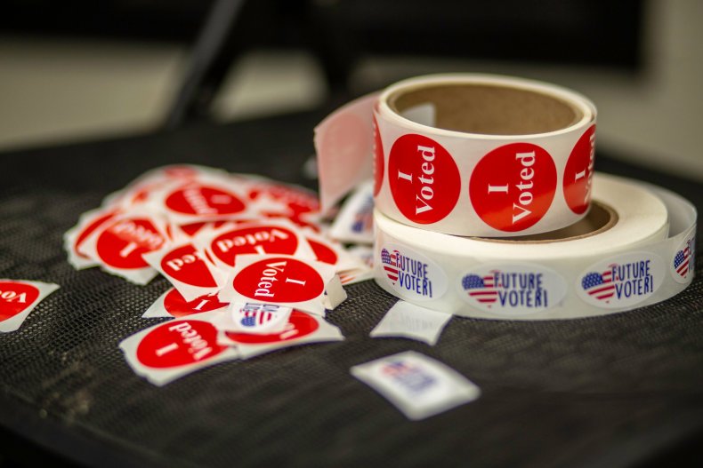 Voting stickers