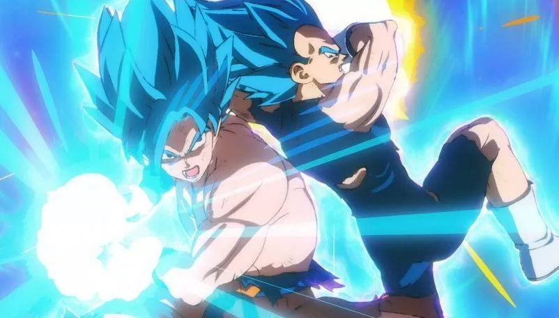 Goku and Vegeta Face Off Against Broly in Dragon Ball Film