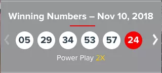 lotto numbers 24 november 2018