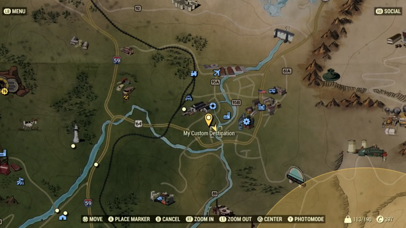 Fallout 76 Power Armor location bridge map Fallout 76 Power Armor location bridge map