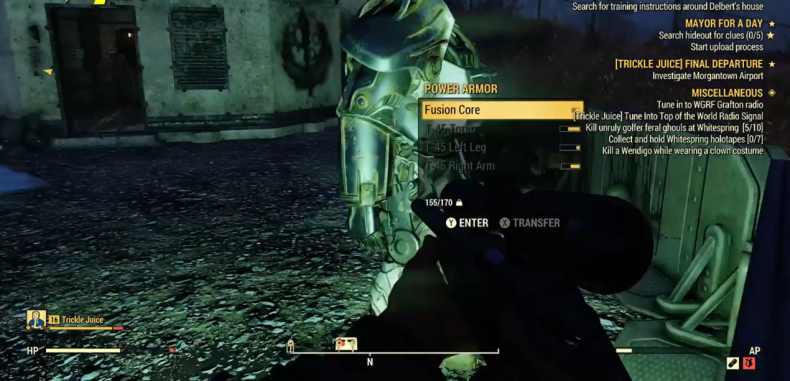 Fallout 76 Power Armor location drop site Fallout 76 Power Armor location drop site