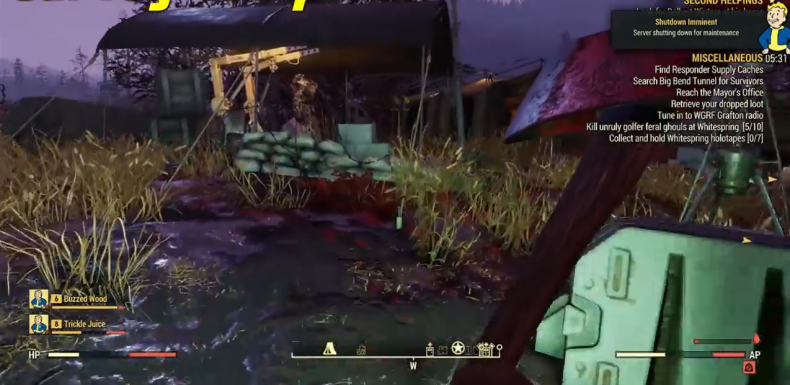 Fallout 76 Power Armor location survey camp Fallout 76 Power Armor location survey camp