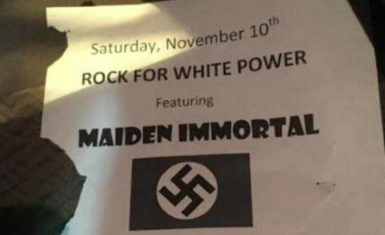 Whites Only concert flyer