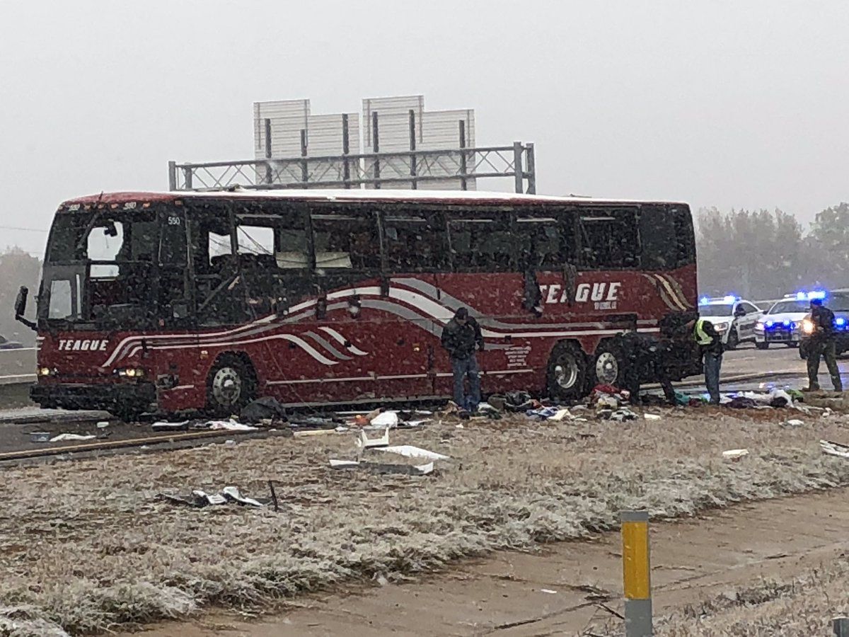 Tour bus crash